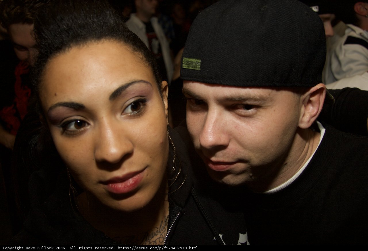Party Snapshot: A Couple Strikes a Pose