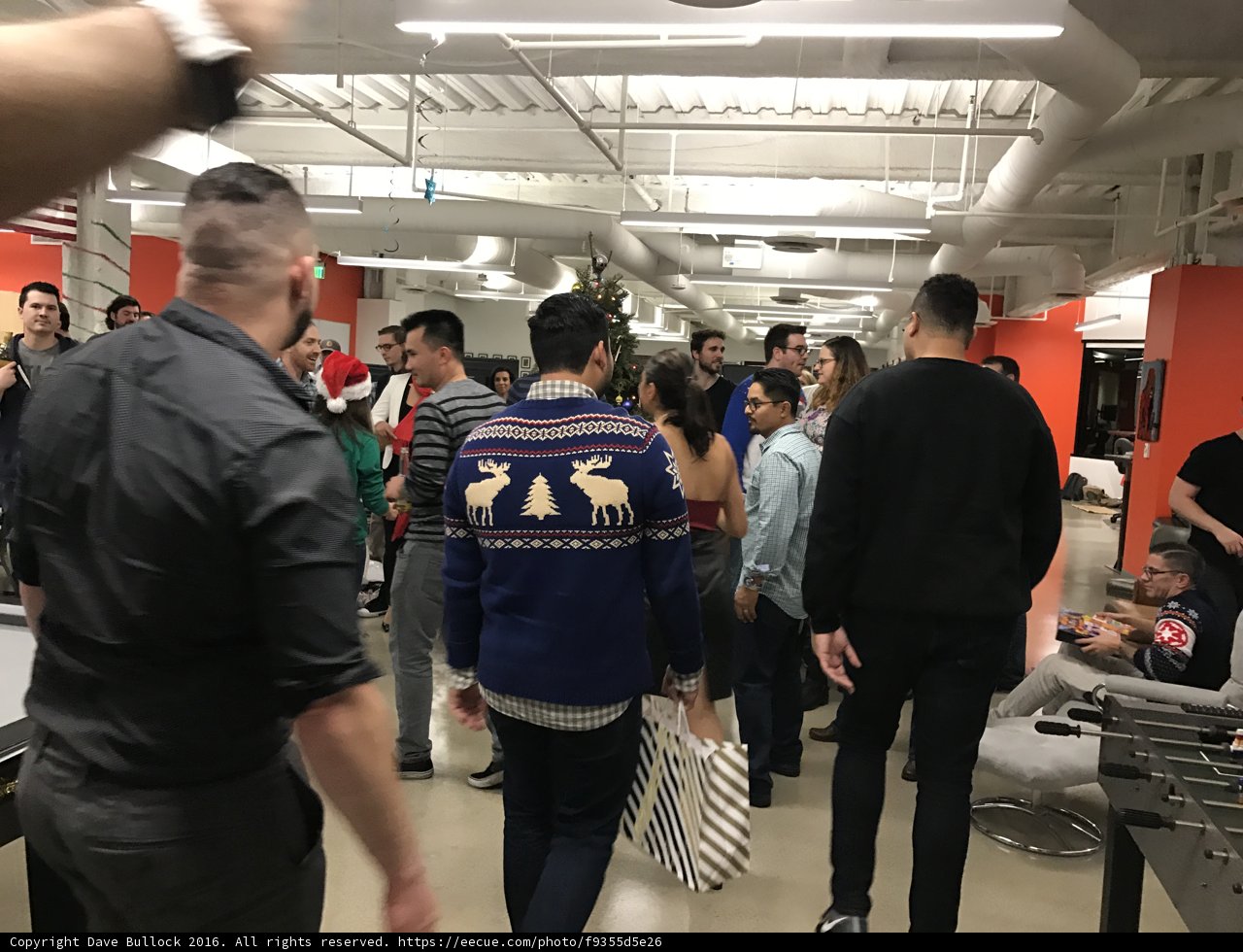 Gathering at LAX airport