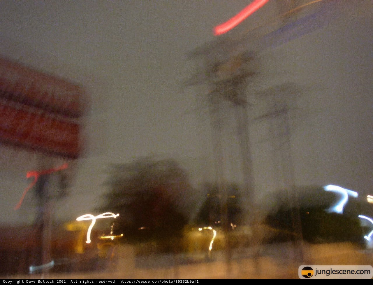 Red Blur in the Night