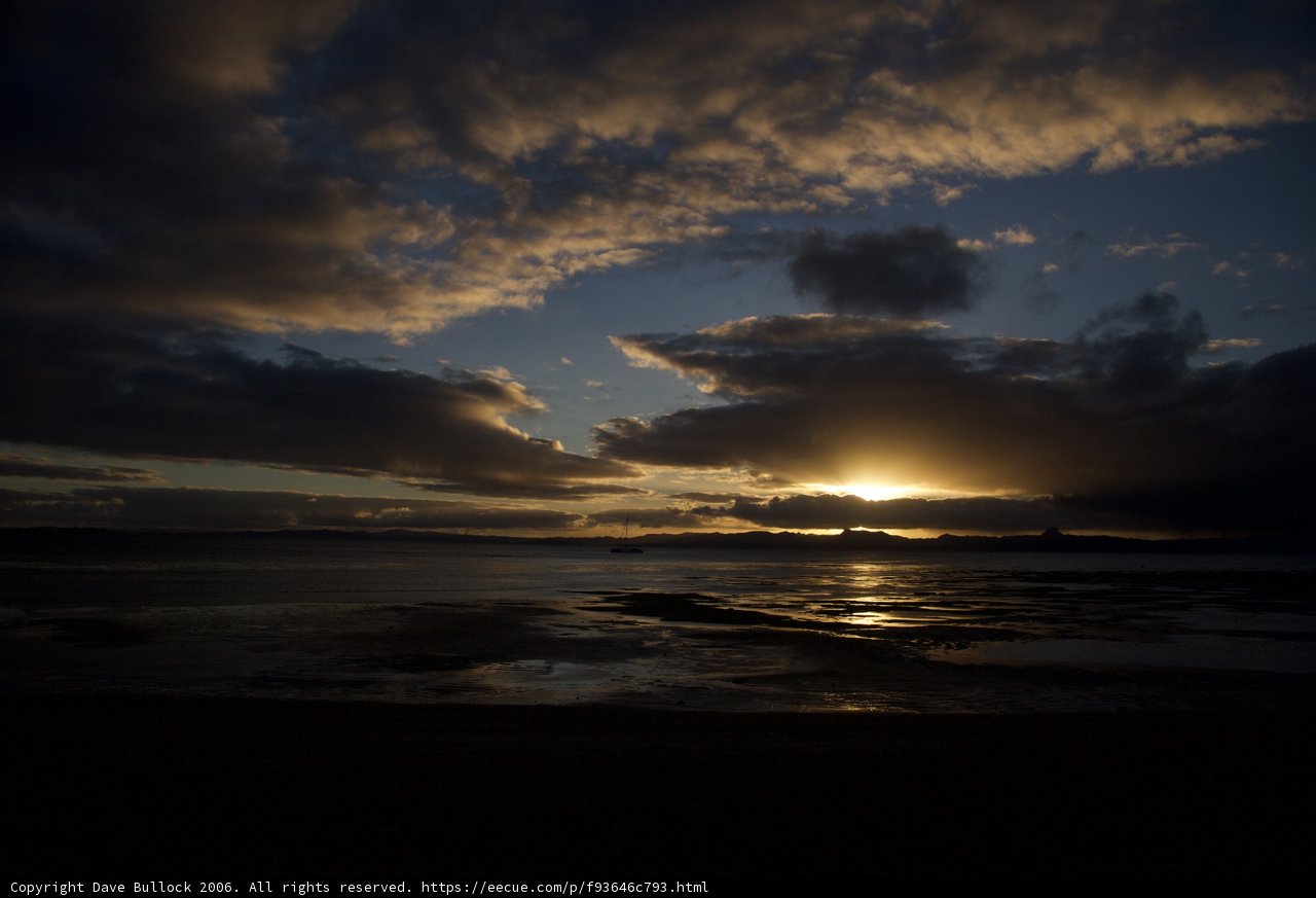 Fiji Sunset Flare