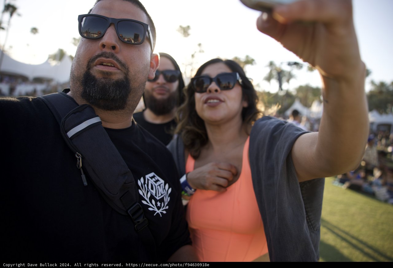 Sunset Selfie Shenanigans at Coachella 2024