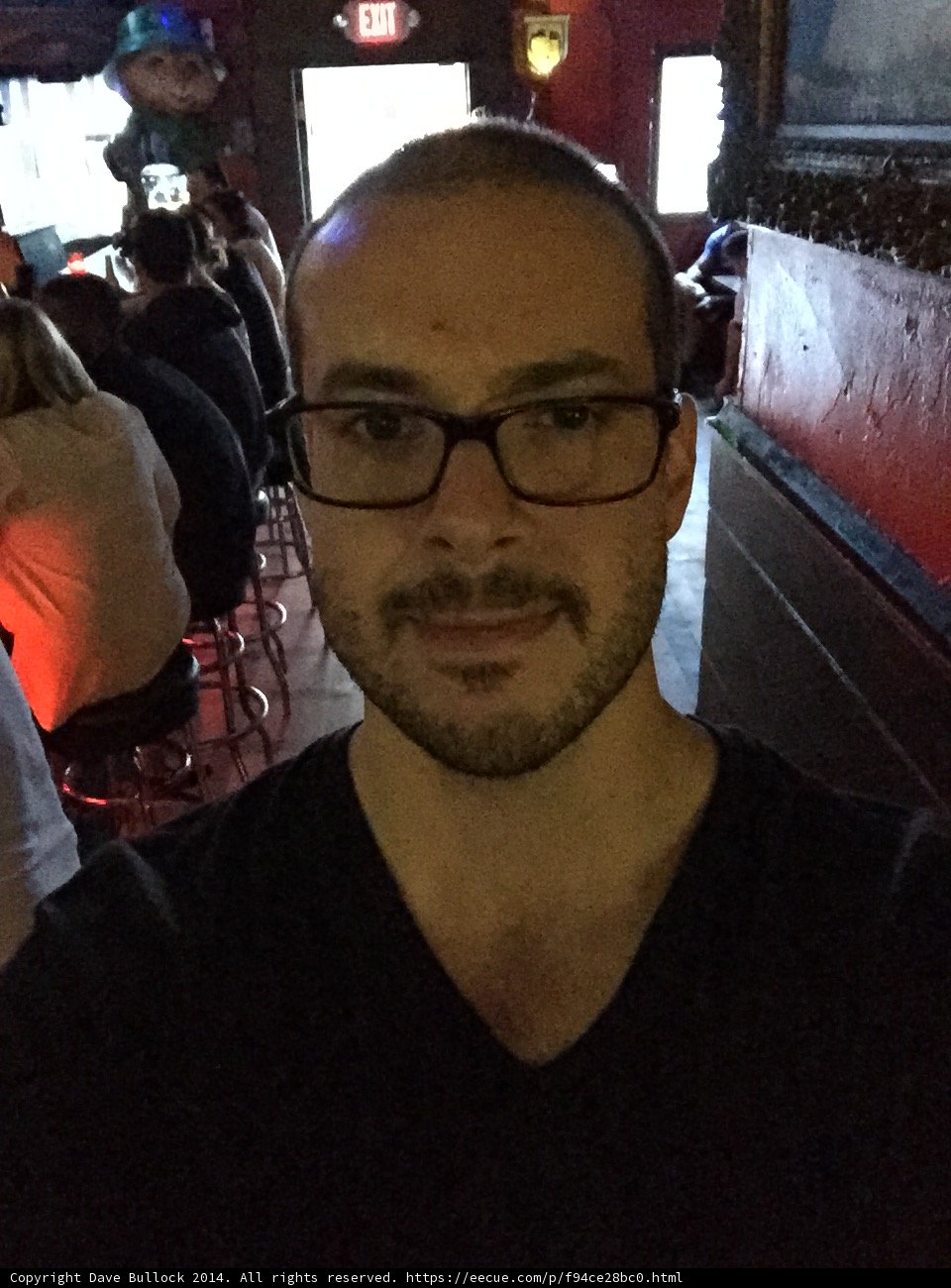 Dave B enjoying a night out in L.A.