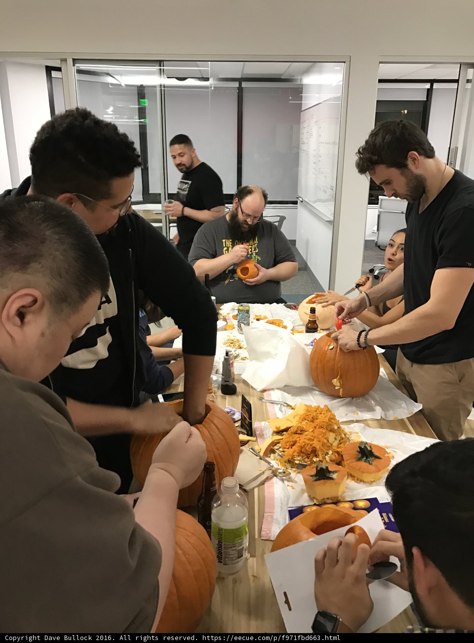 Pumpkin Carving in the Workplace