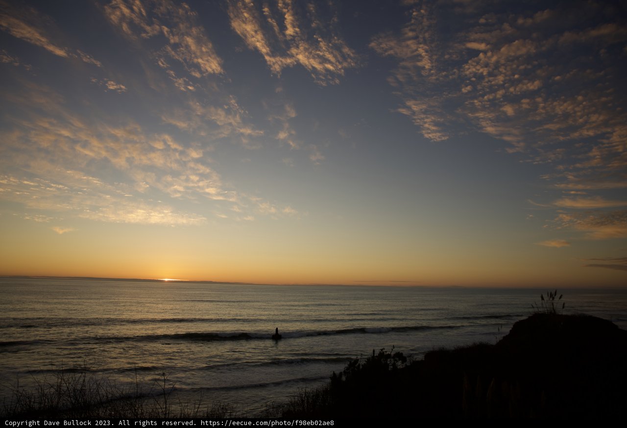 Golden Hour Surf at Halfmoon Bay