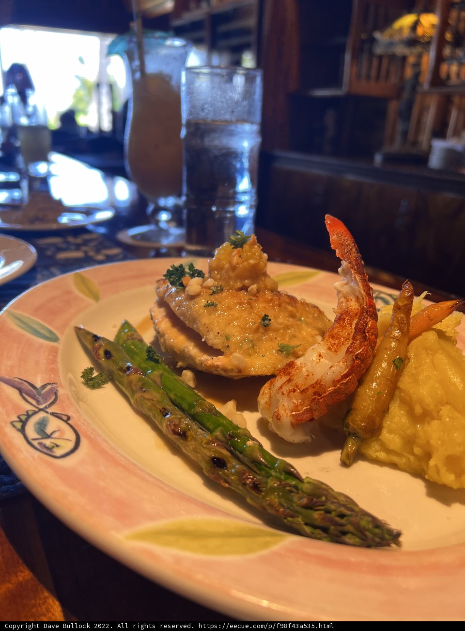 Delicious Meal at a Hawaiian Café