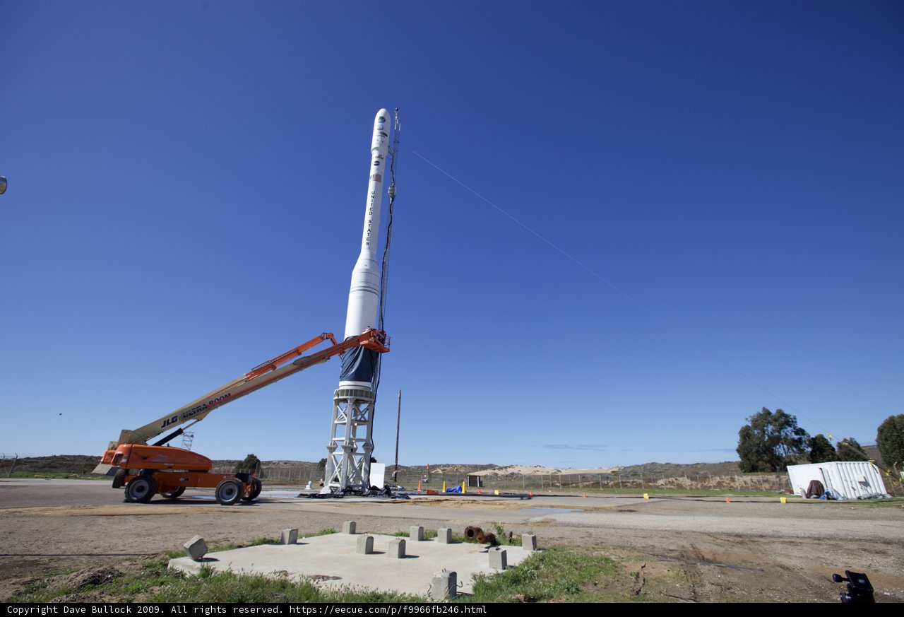 Rocket Launch in Construction Site