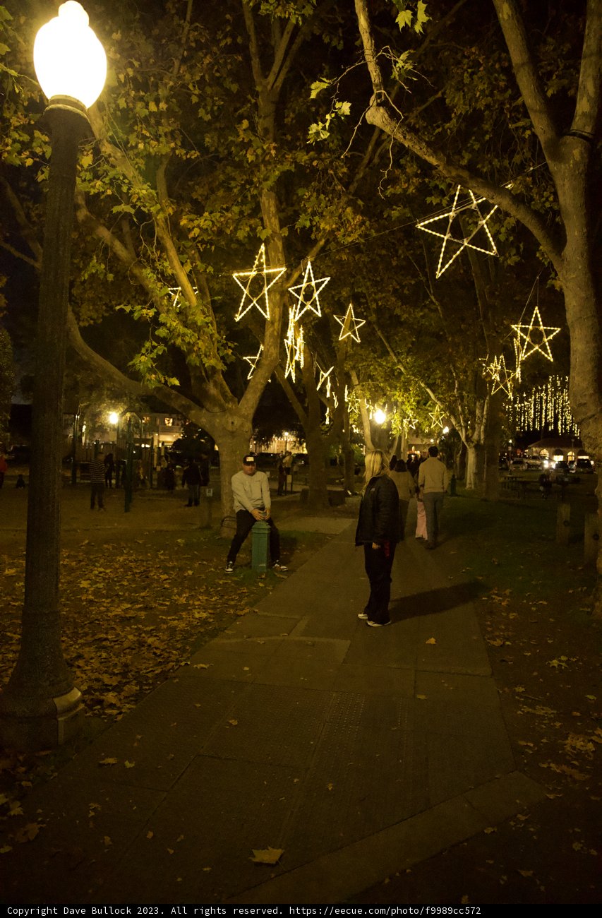 Evening Stroll in Downtown Sonoma