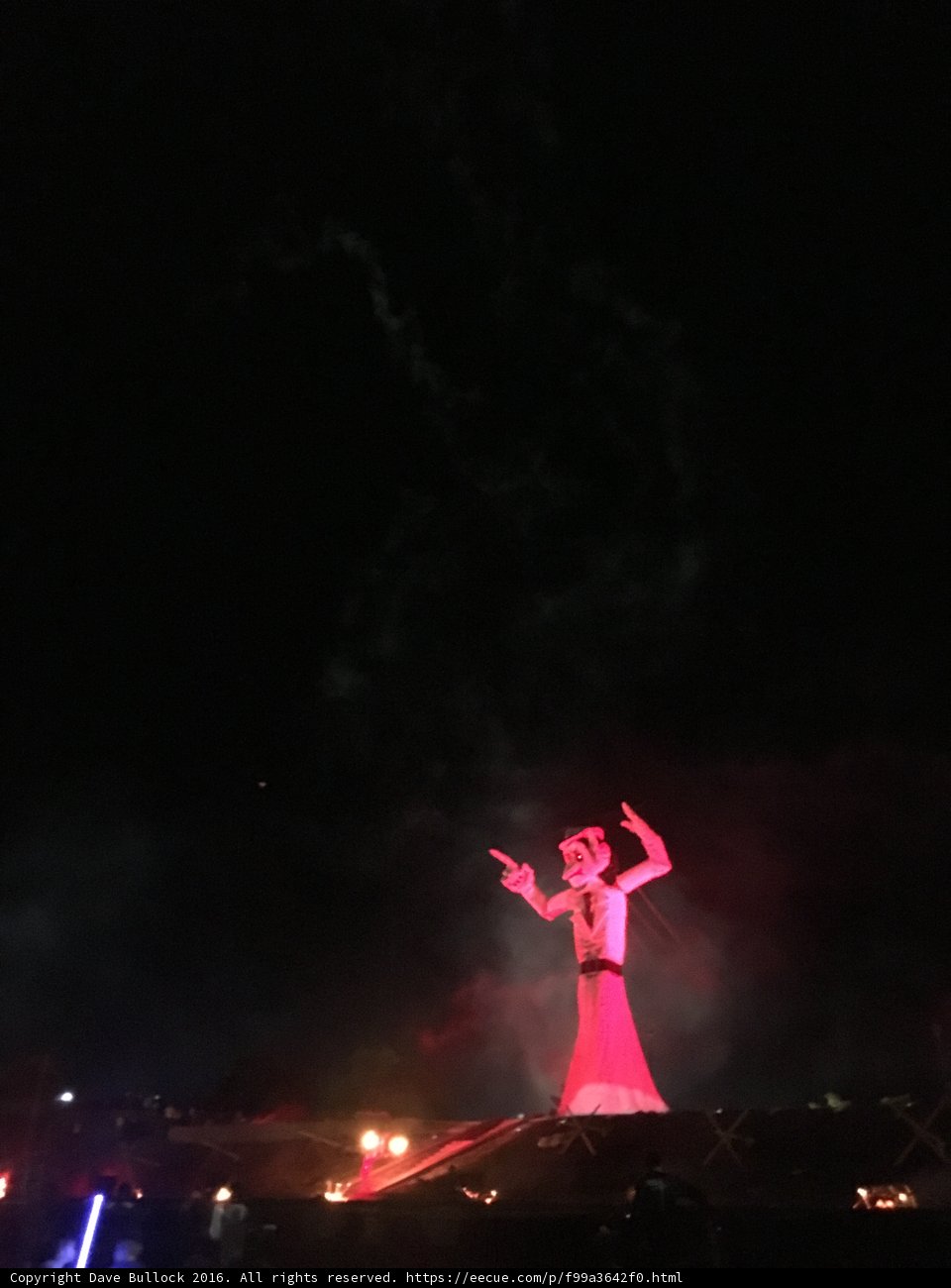 The Red Lady in the Night Sky