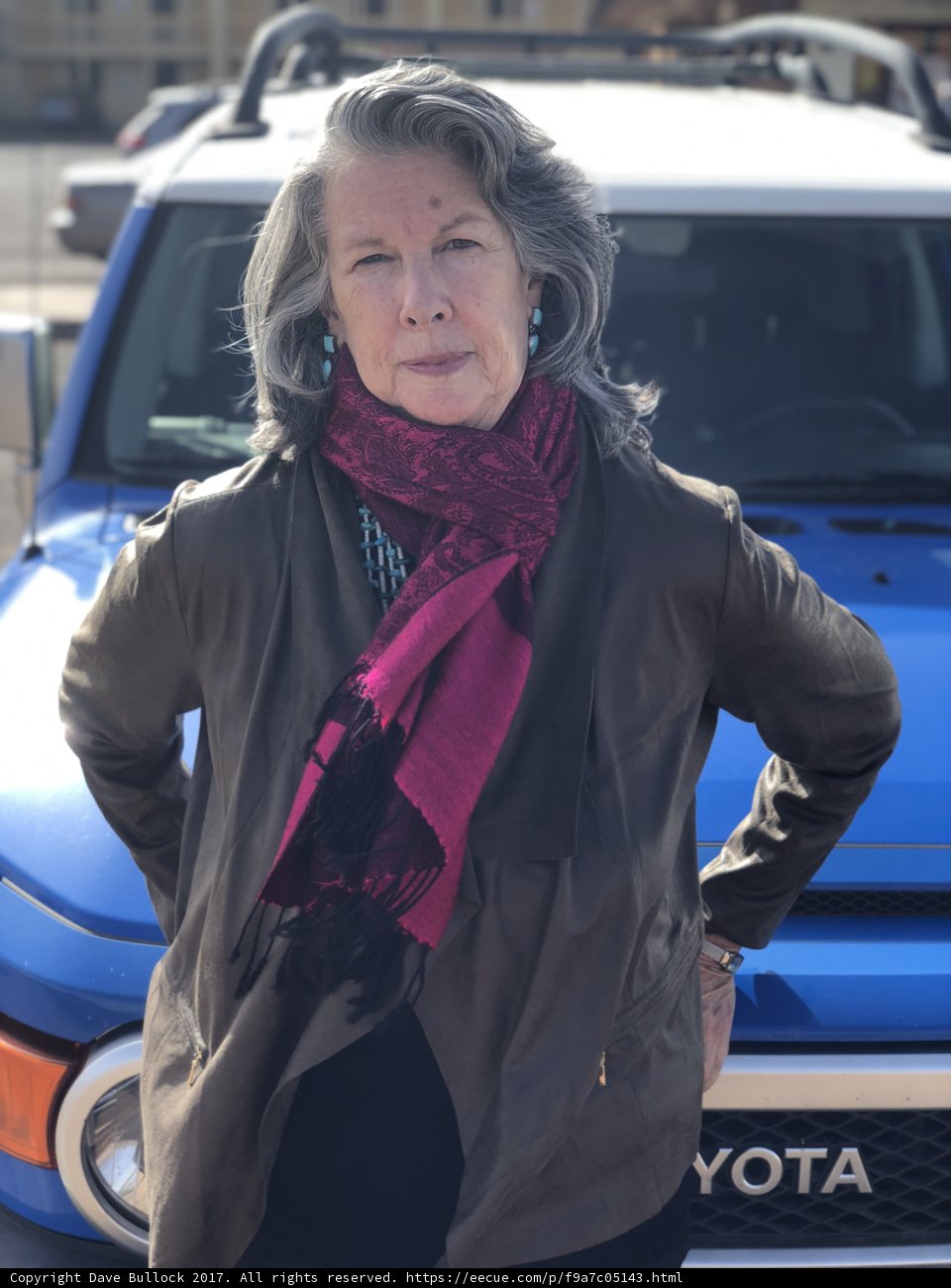 Rhoda B and the Blue Toyota Truck