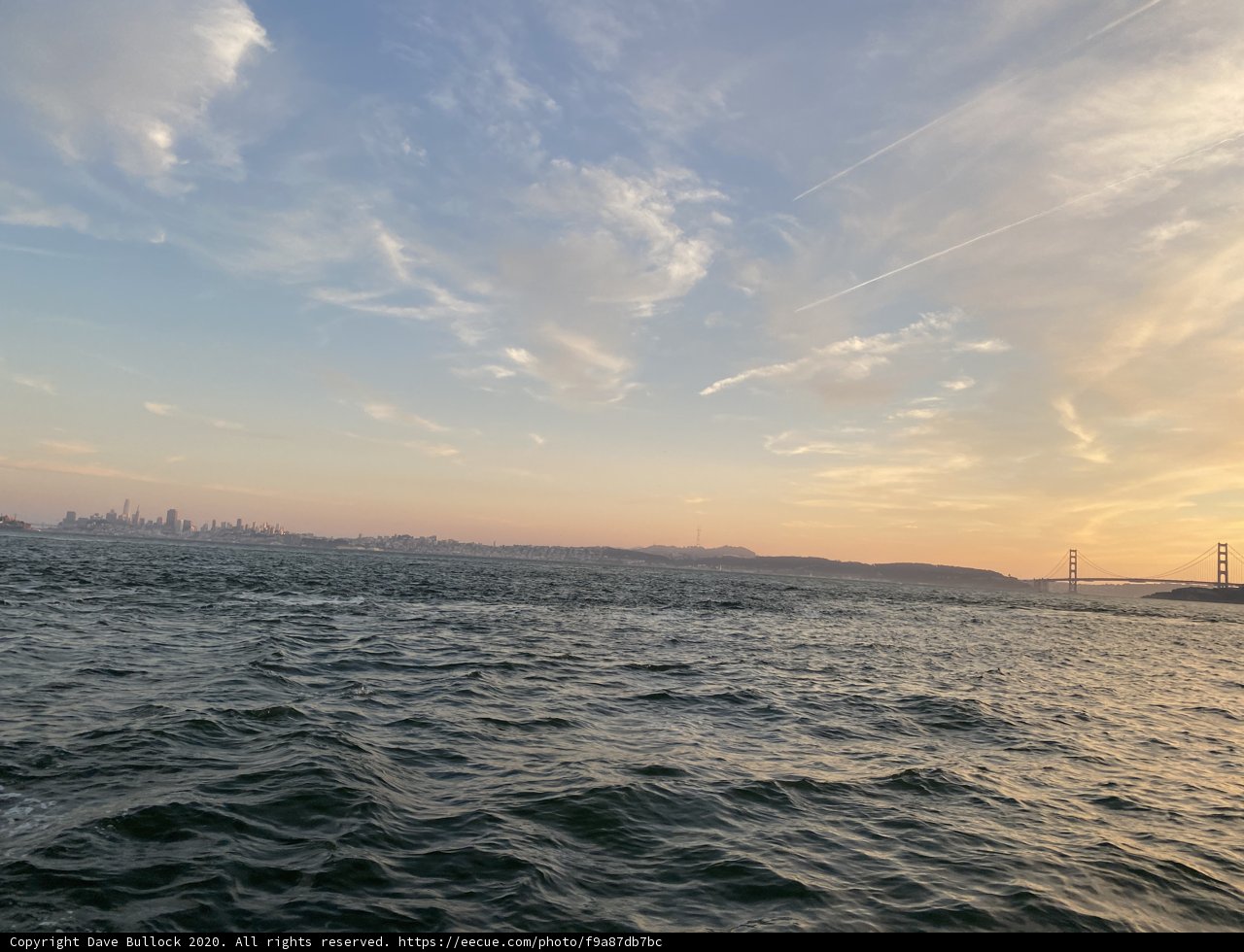 Sunset over the Bay