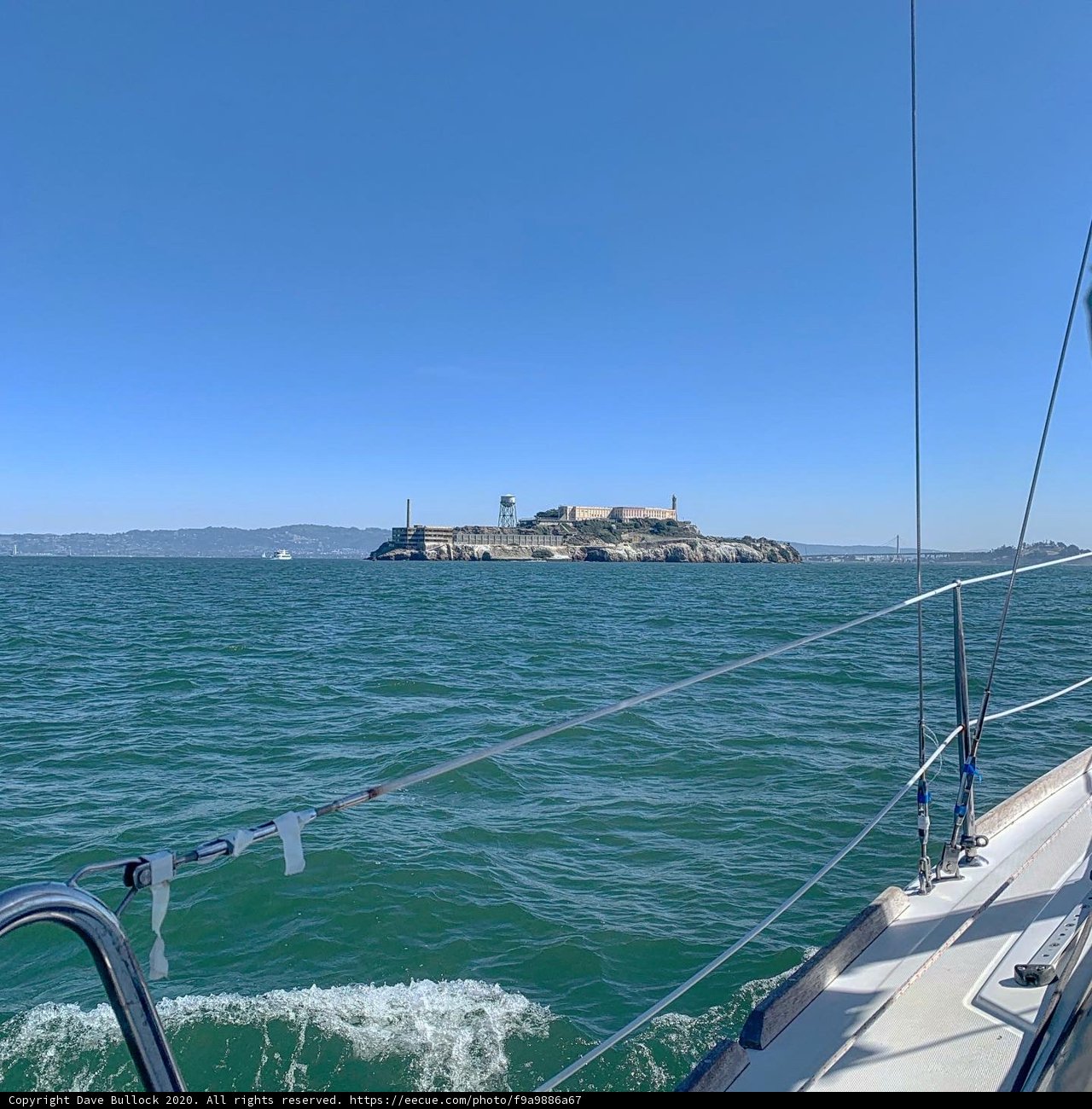 Sailing towards a majestic castle