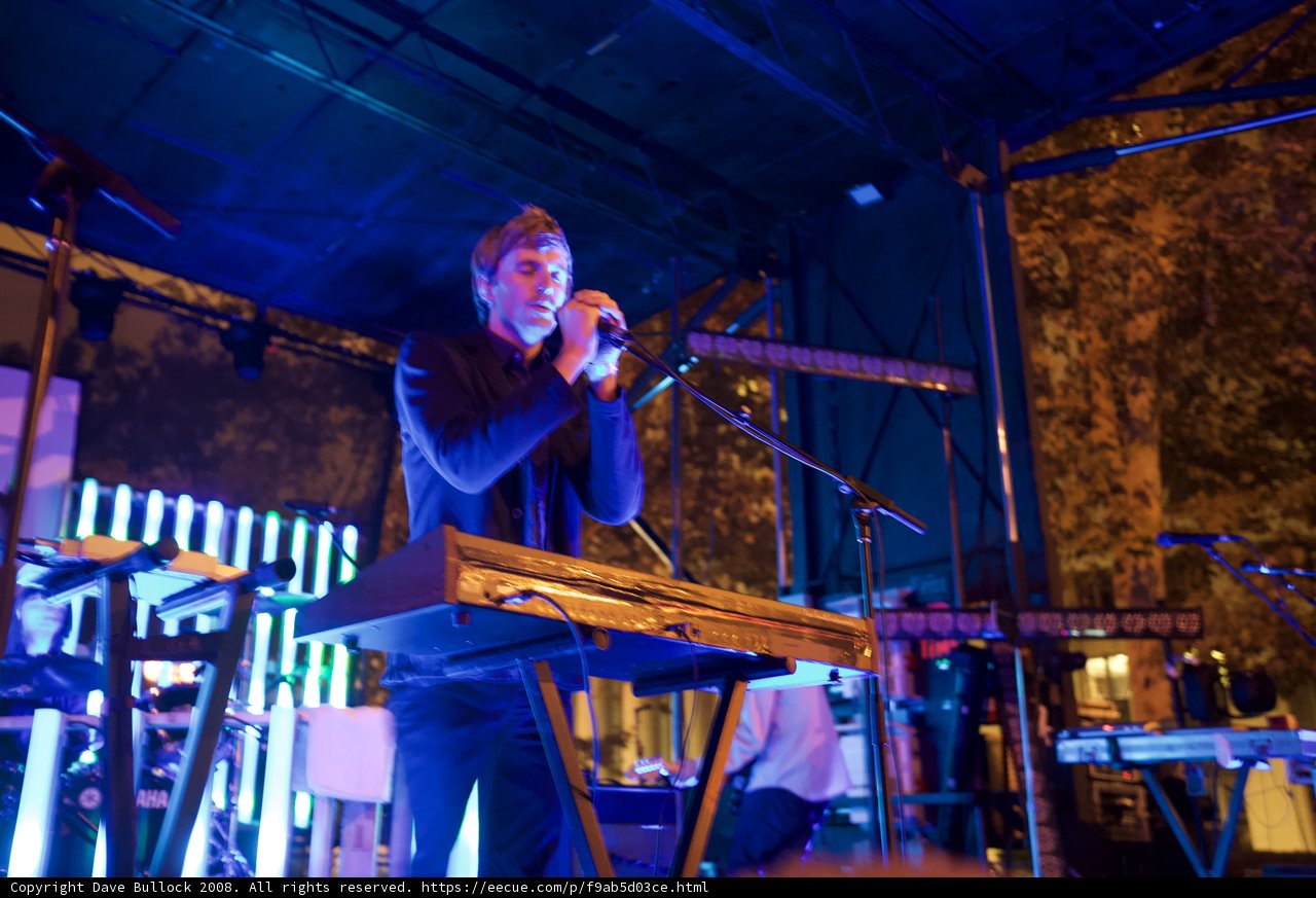 Entertainer Rocks the Stage with his Music and Keyboard