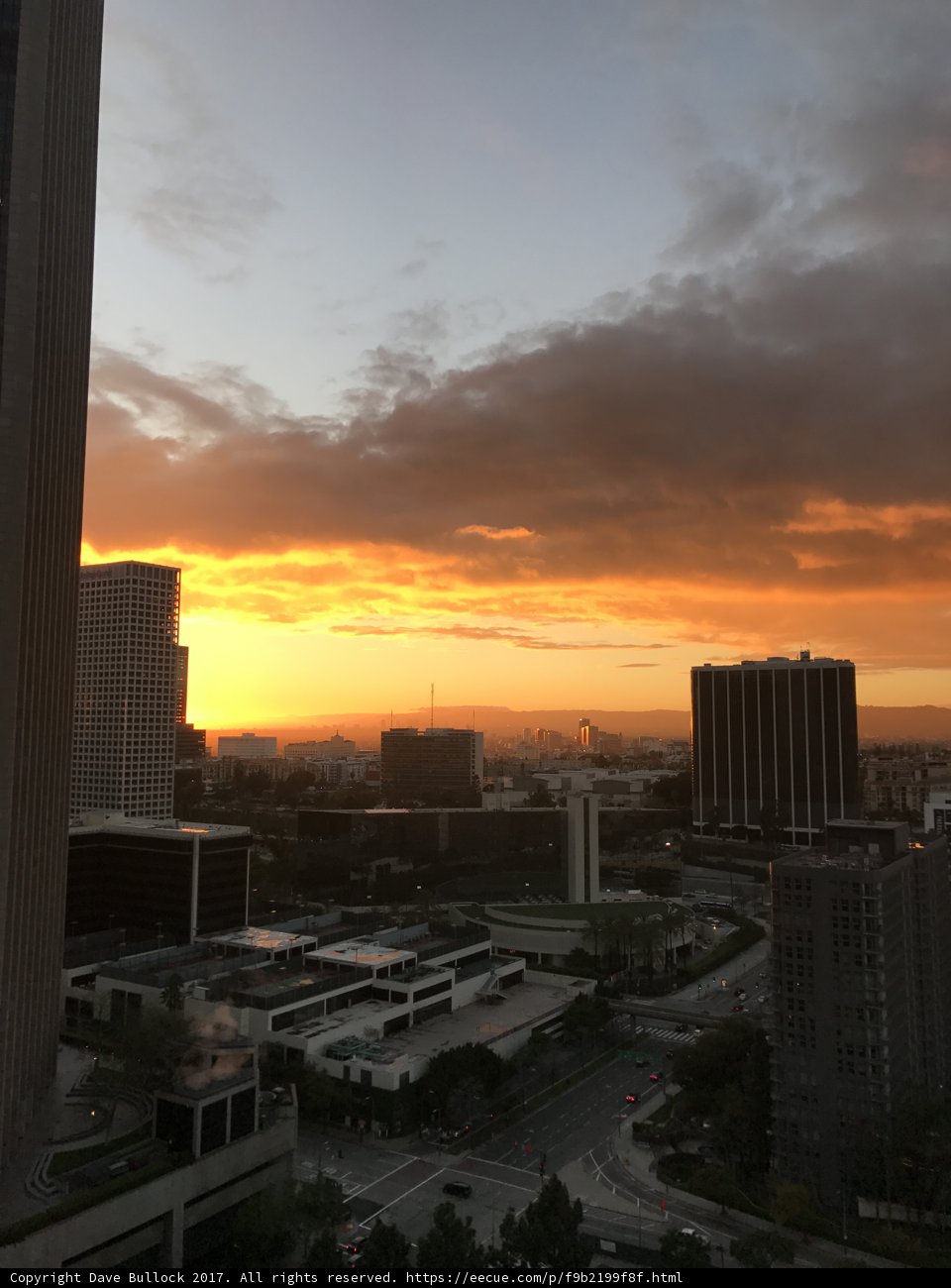 City of Angels at Sunset
