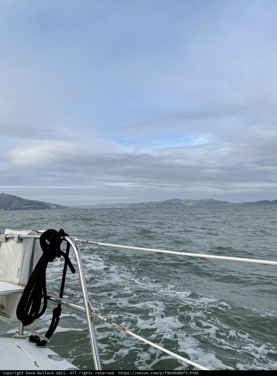 Sailboat adventure on the Pacific