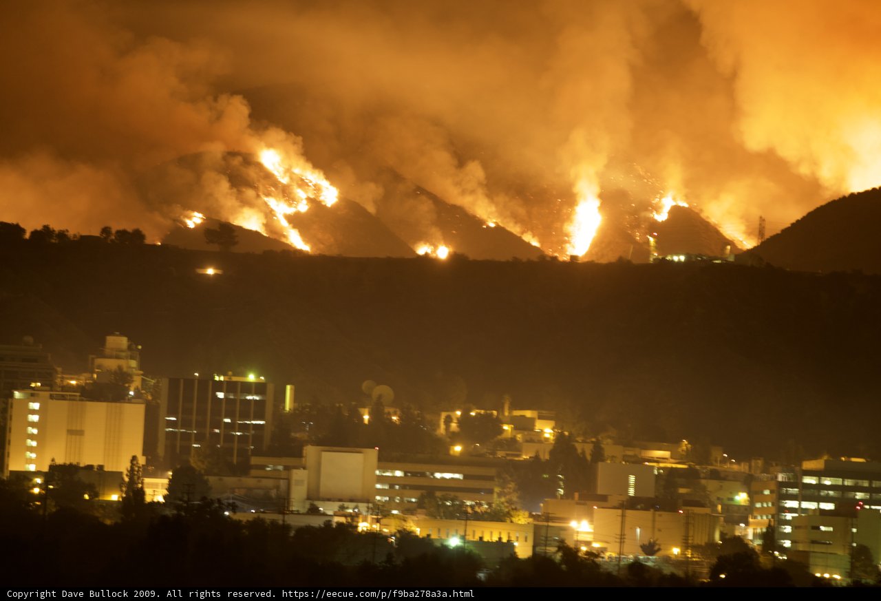 City under the Flames