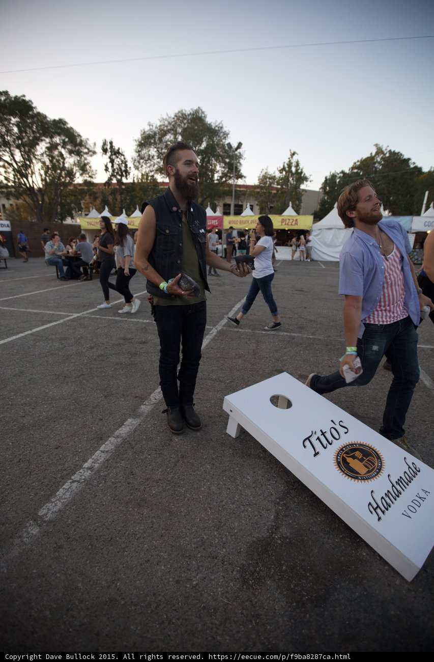 Cornhole Friends Laughing