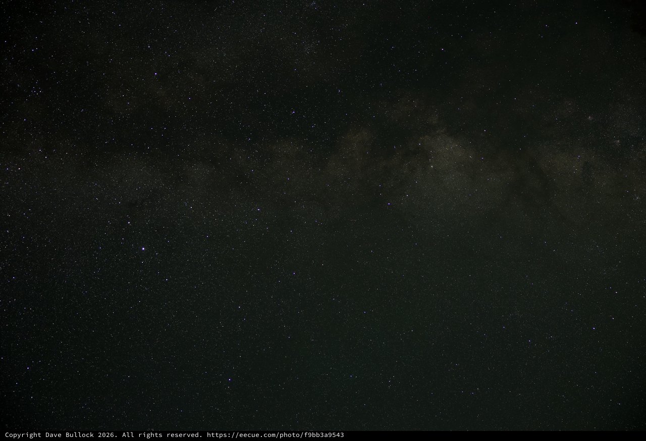 Milky Way Arches Over Mount Lassen's Dark Skies