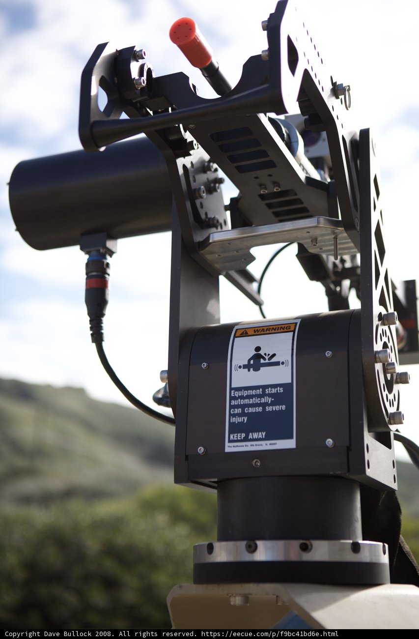 Electronics and Video Camera on Tripod
