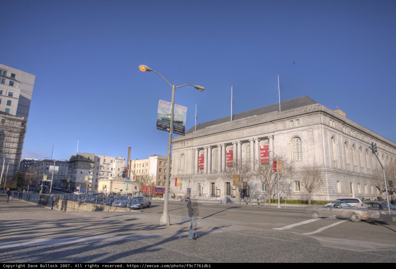 City Intersection with Office Building