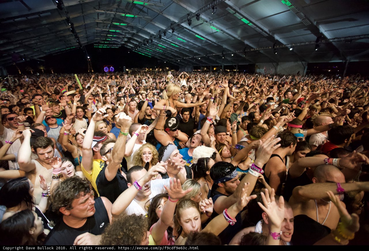 Coachella Music Festival Crowd