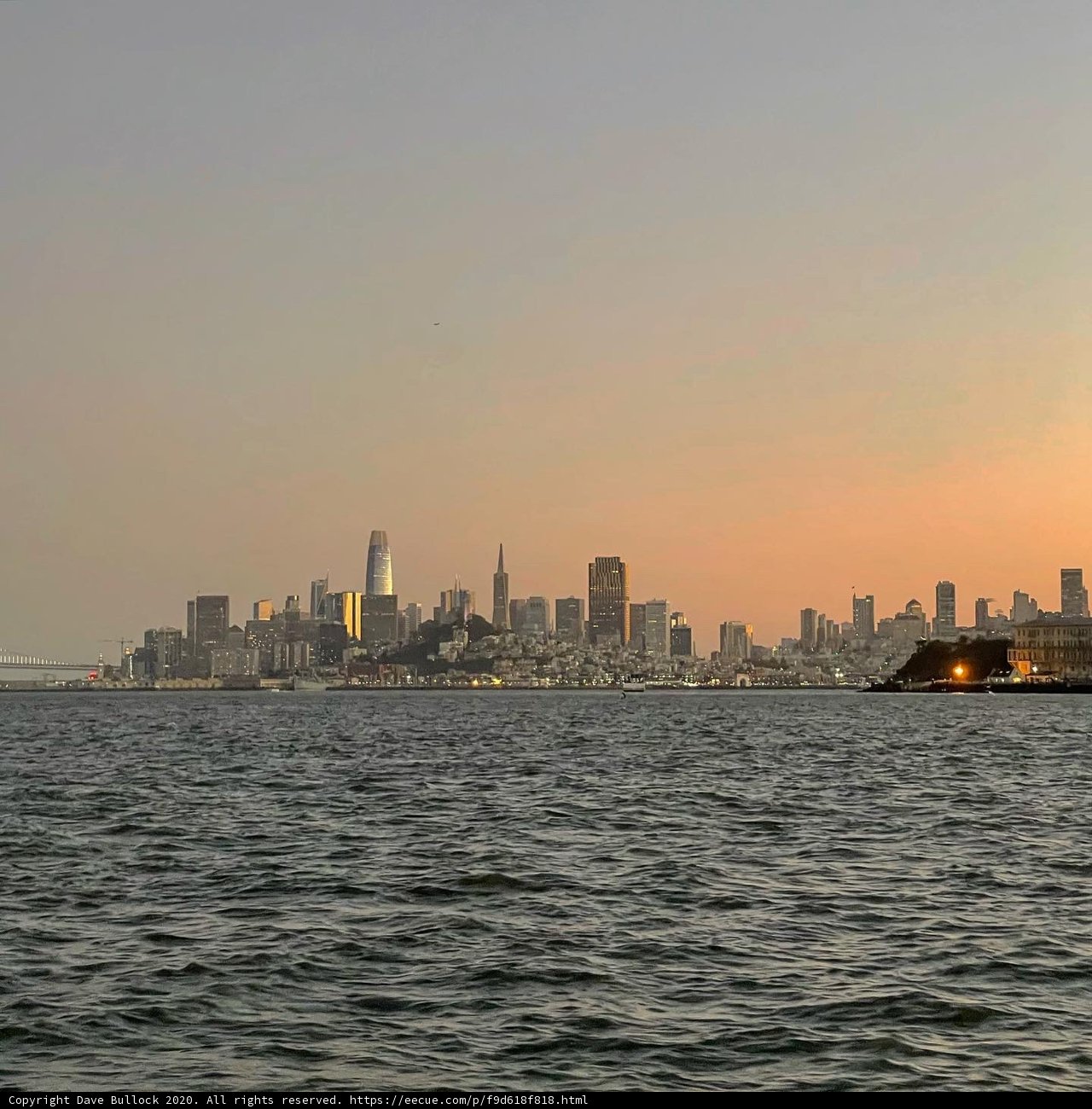 San Francisco Bay at Sunset