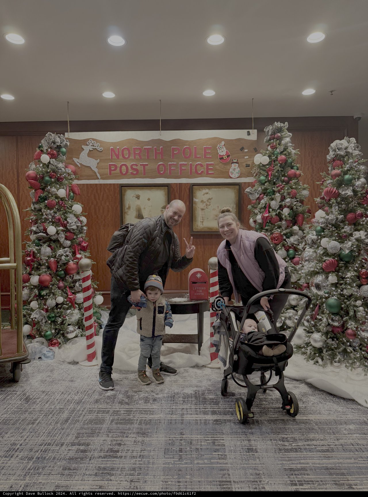 Family Holiday Visit to North Pole Post Office