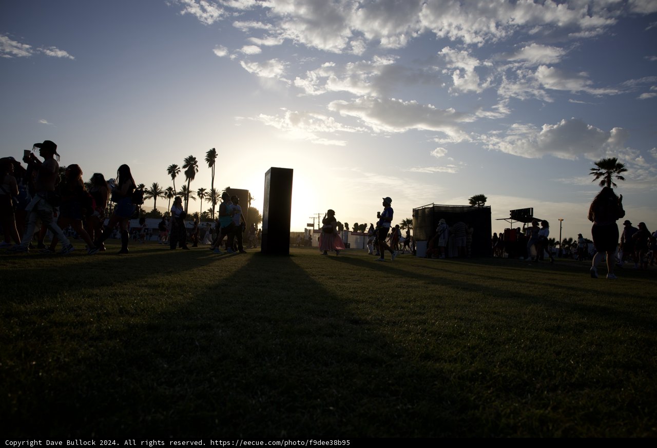 Sunset Silhouettes at Coachella 2024