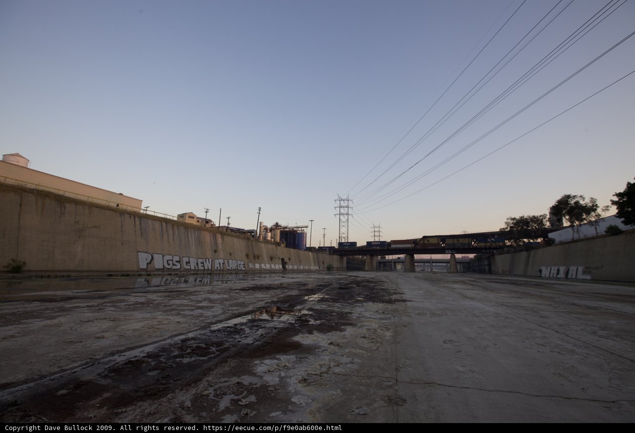 Graffiti and Power Lines in the City