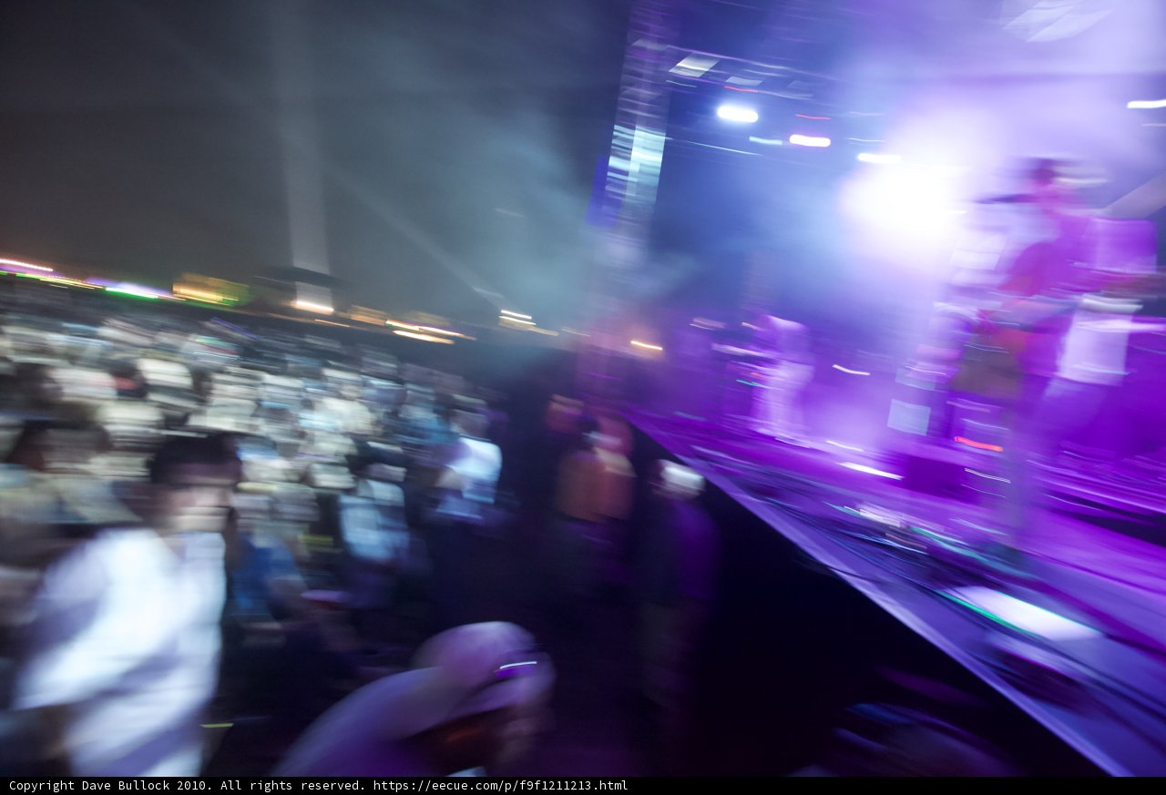 Blurry Nightlife Concert
