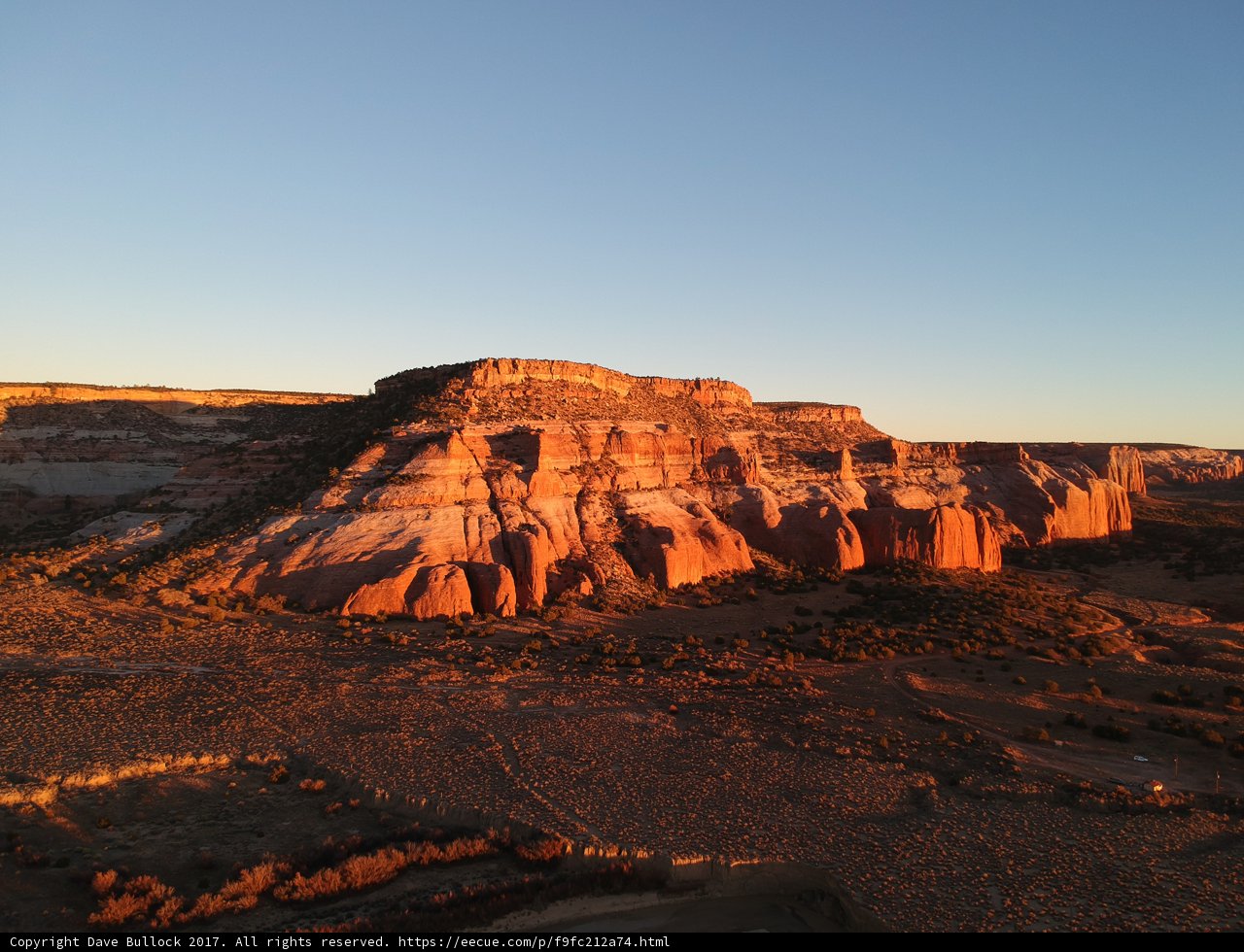 Canyon's Red Rocks at Sunset