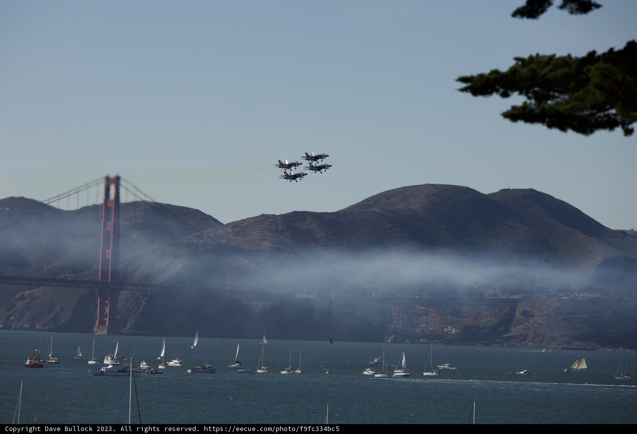 Spectacular Air Show Over San Francisco Bay
