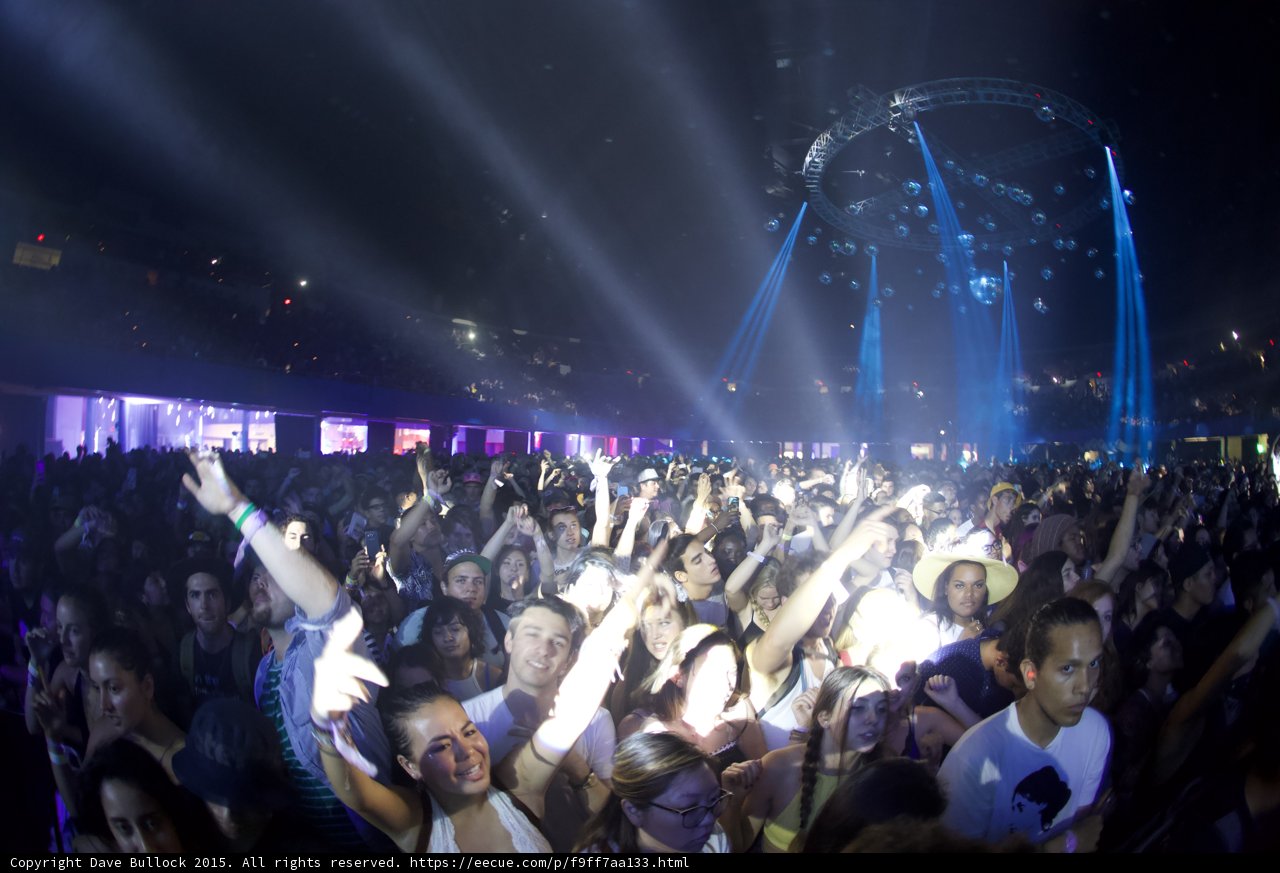 Joyful Crowd Close-up