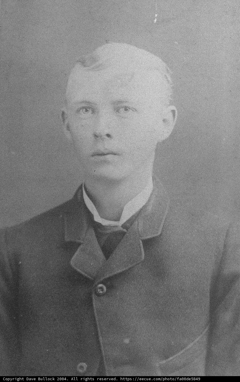 Young Man's Formal Portrait