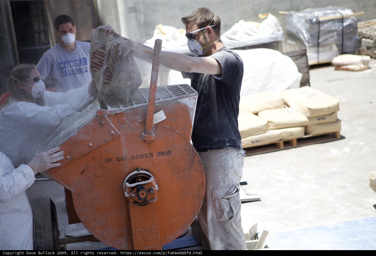 Cement Mixing in the Factory
