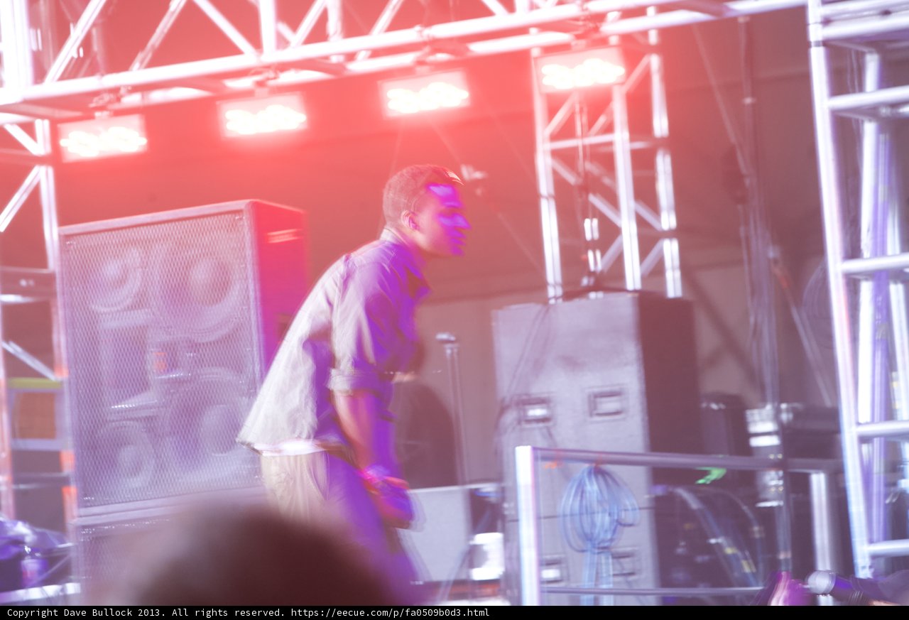 Solo Performance Under the Bright Lights
