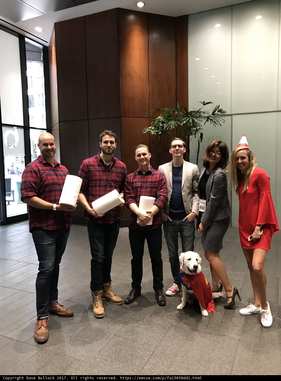Group of Friends with Boxes