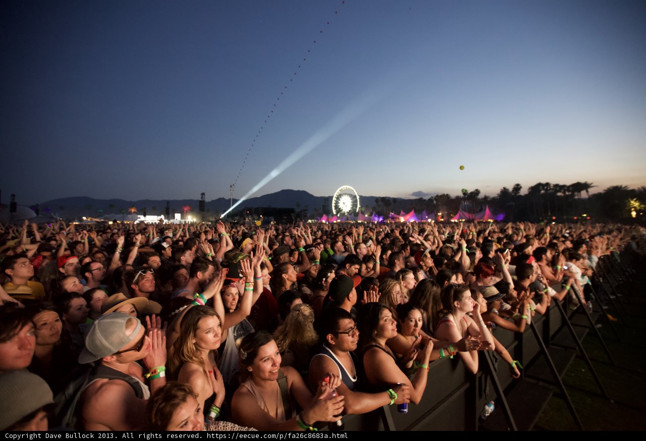 Coachella Concert Crowd