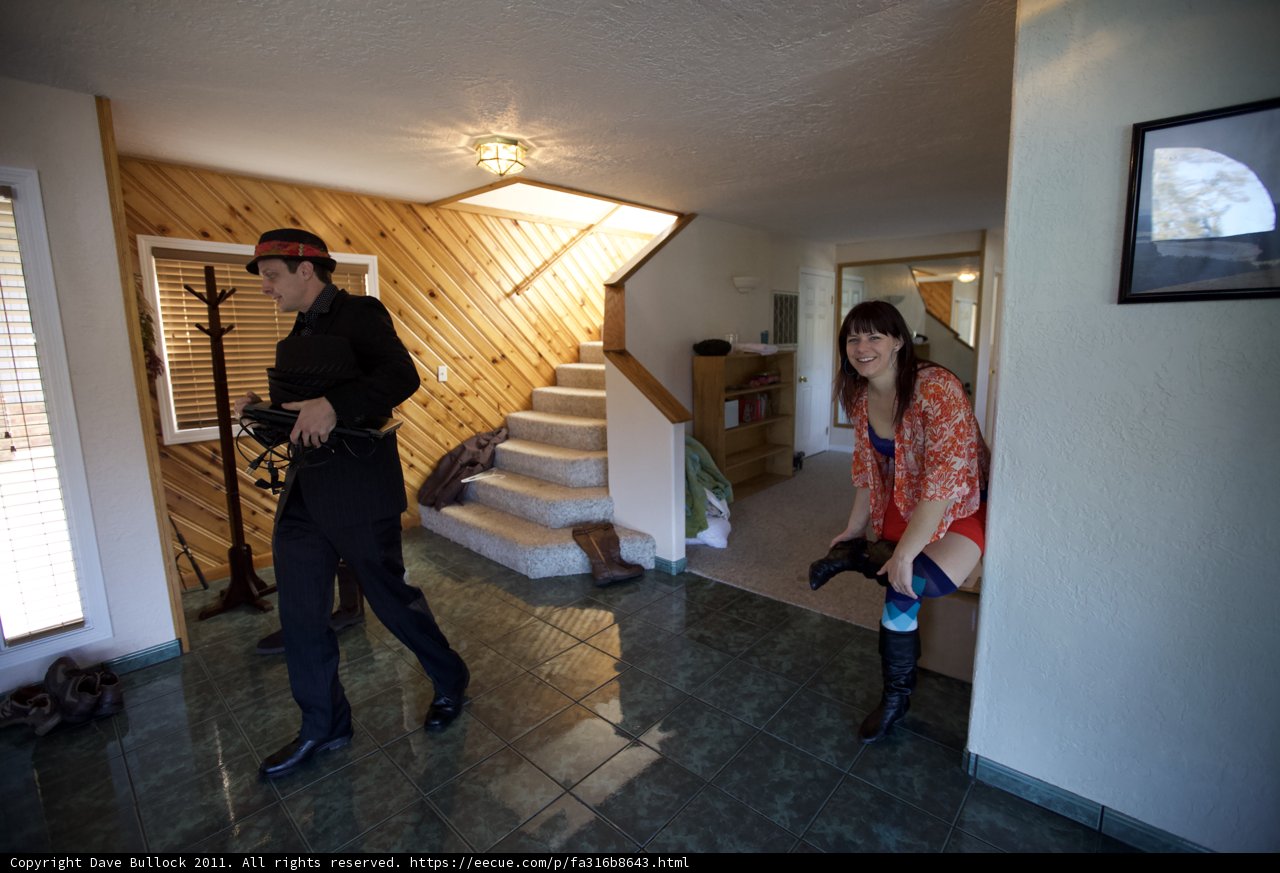 A Staircase in the Wickstrom Wedding House