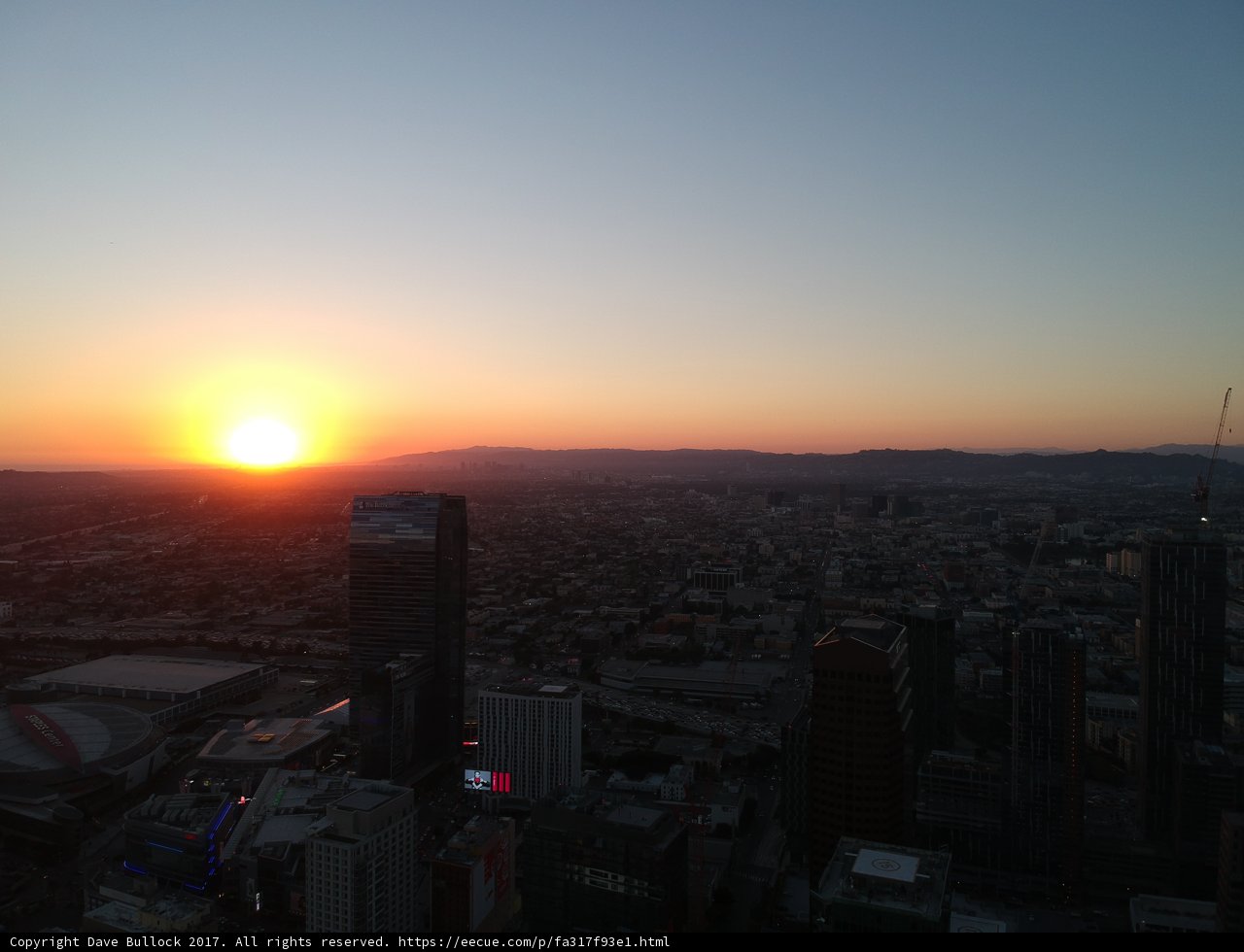 Sunset in the City of Angels