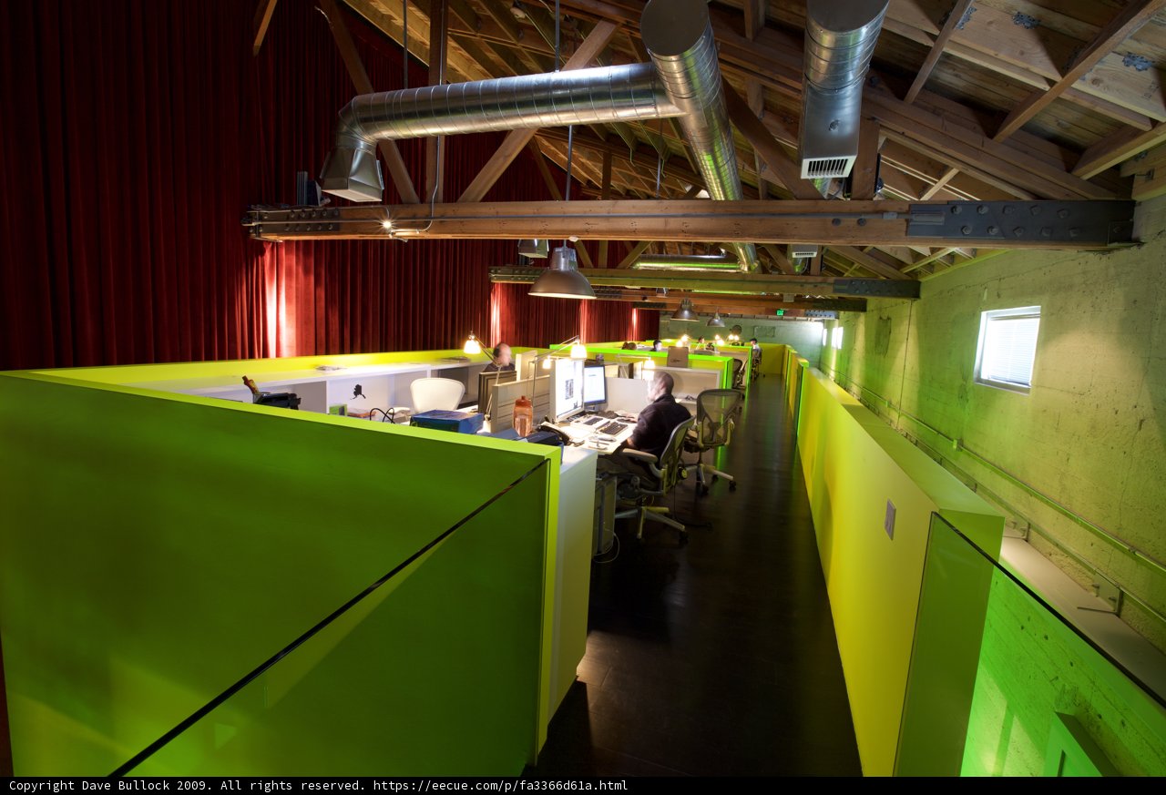 Green Workspace in EastWest Studio