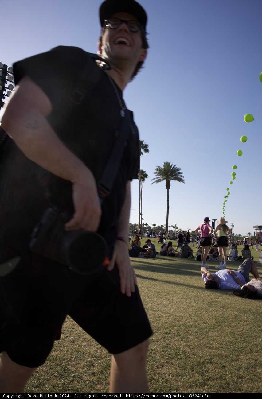 Joyful Strides at Coachella 2024