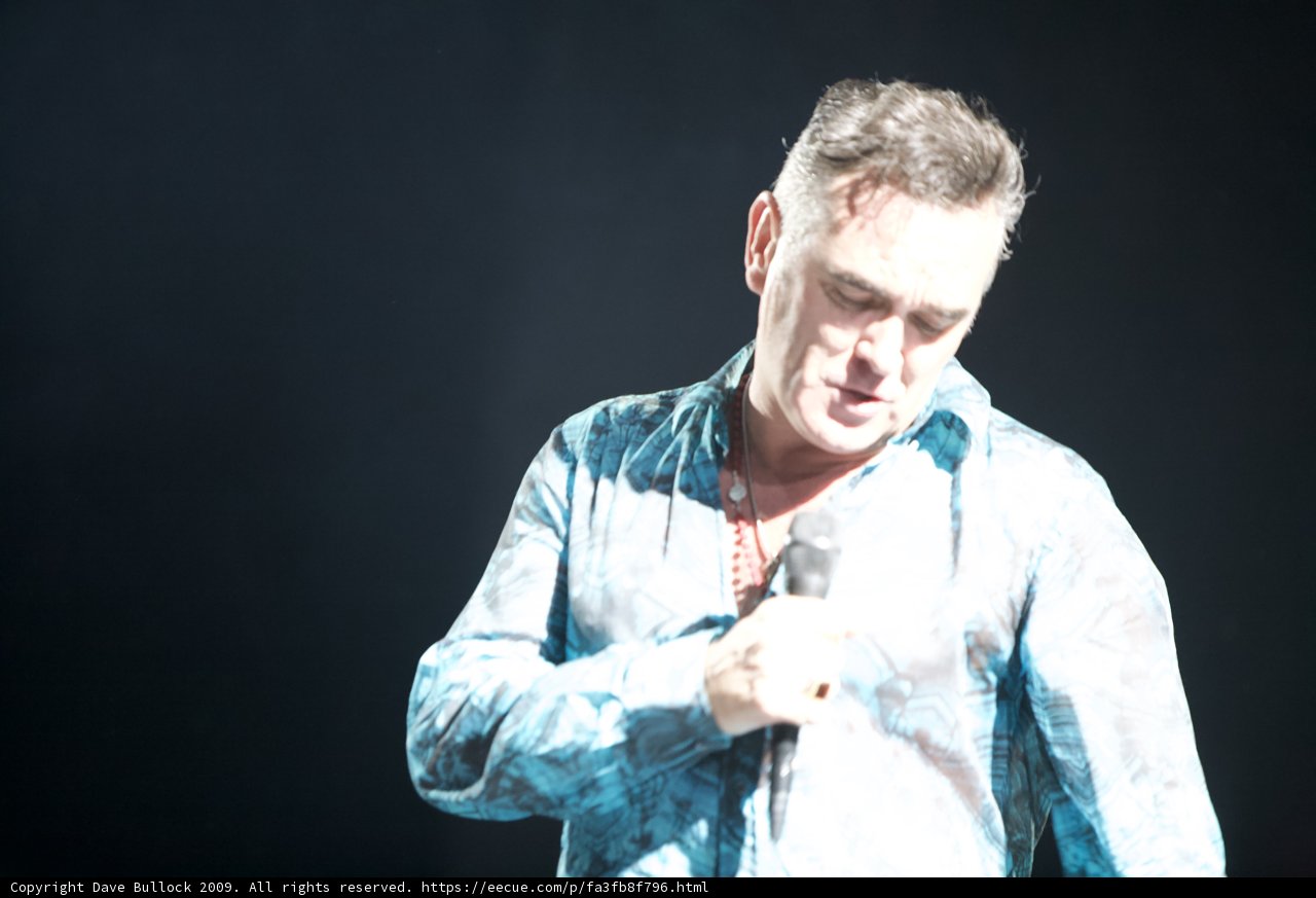 Morrissey performs at Coachella 2009