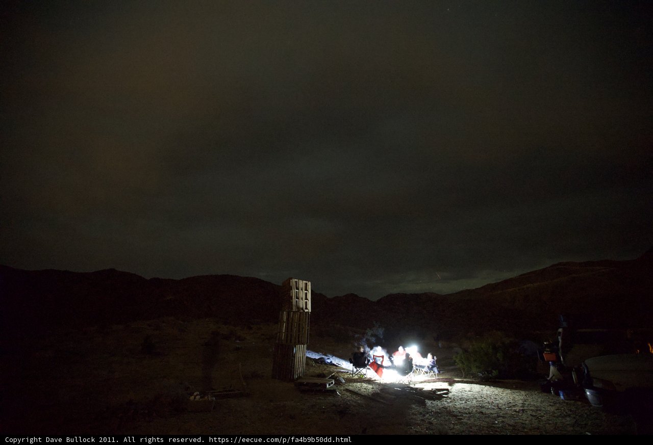 Desert Bonfire