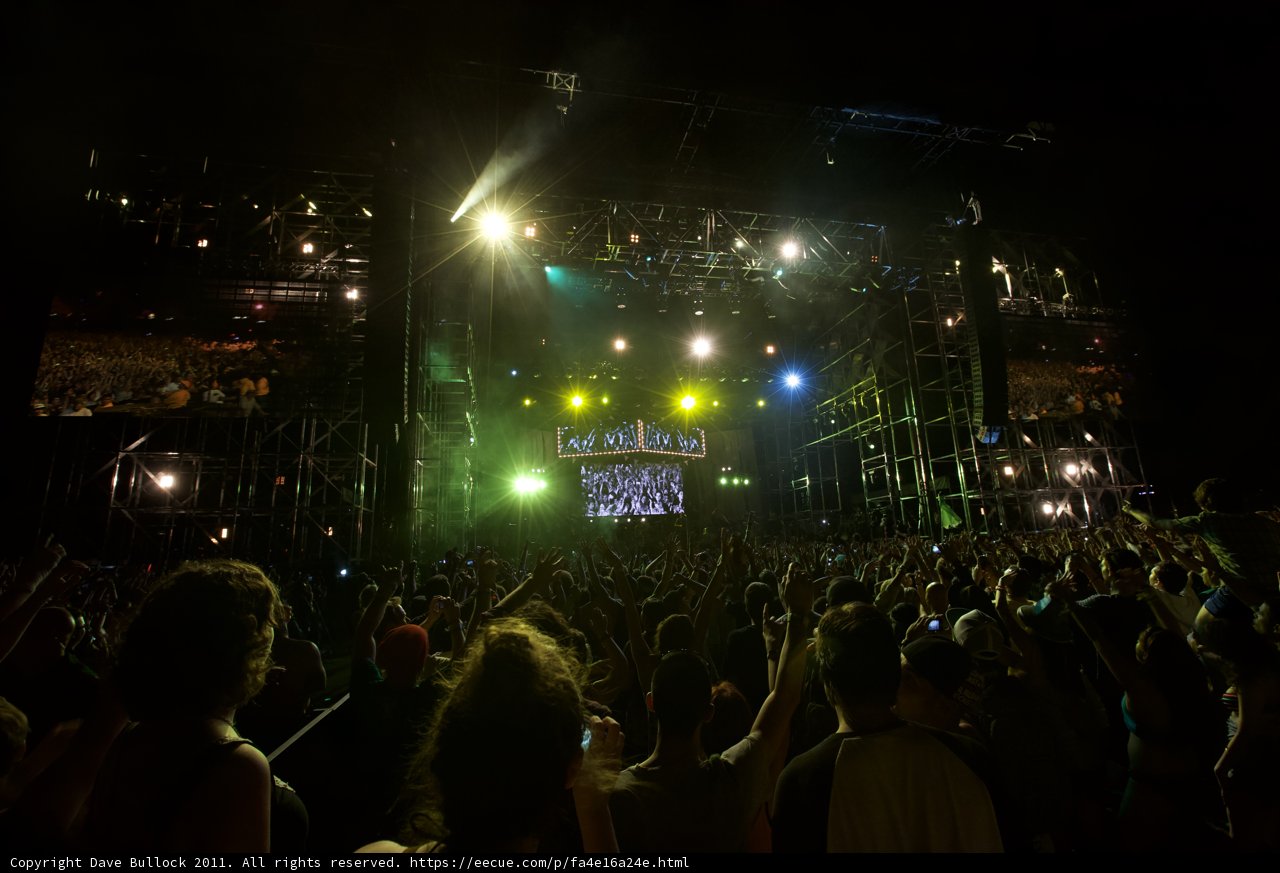 Rocking the Night Sky at Coachella 2011