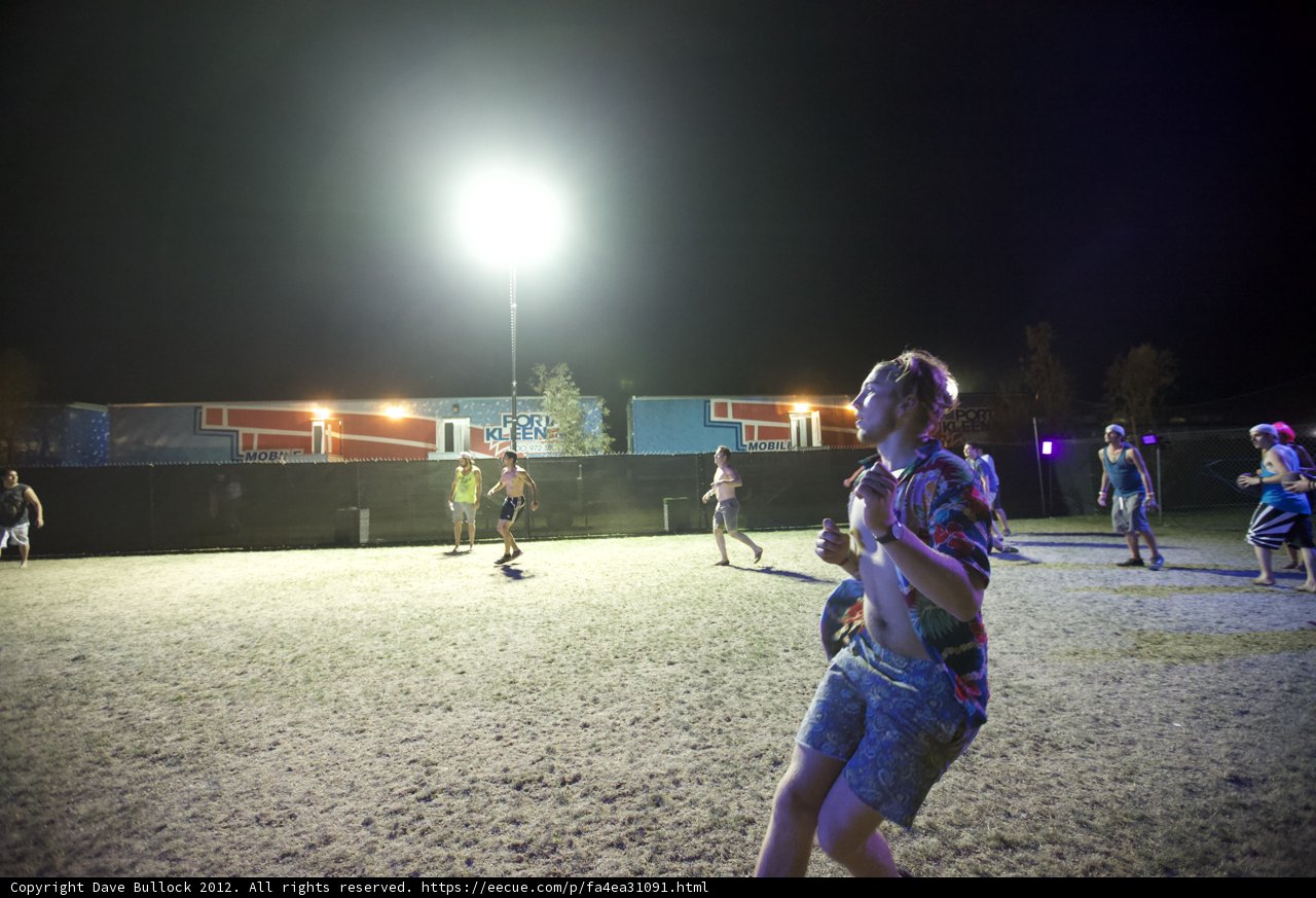 Nighttime Frisbee Fun