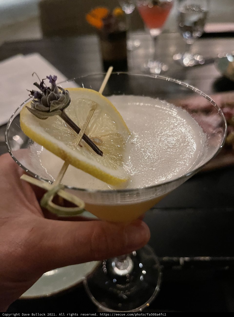 Citrus and Lavender Cocktail