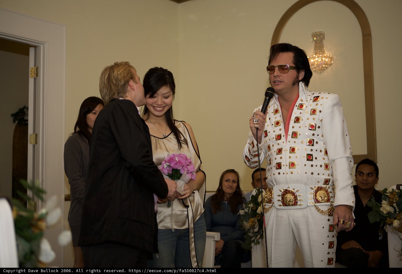 Ting-Ting Hu's Flower Bouquet at the Elvis Presley Wedding