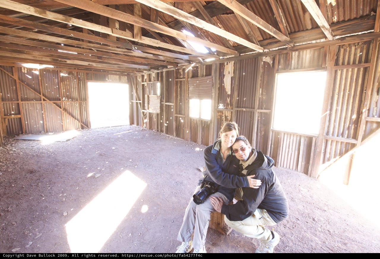 Couple Explores Abandoned Desert Shack in Death Valley