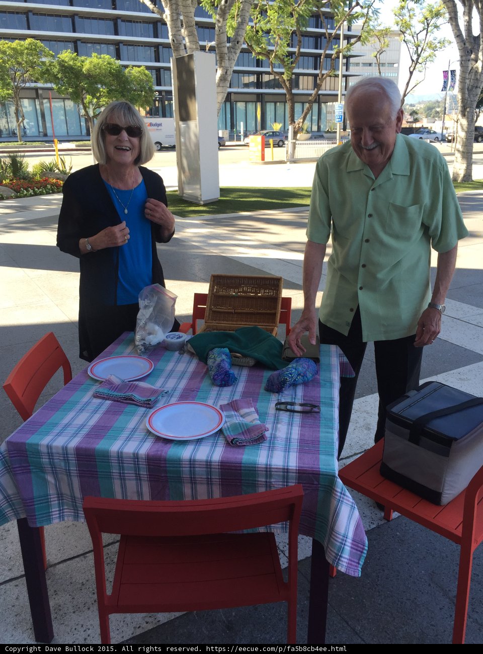 Picnic Table Arrangement