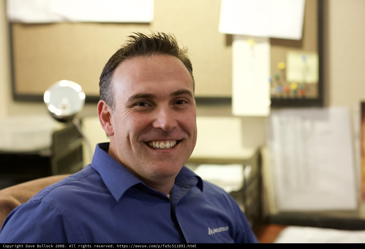 The Happy Man in Blue